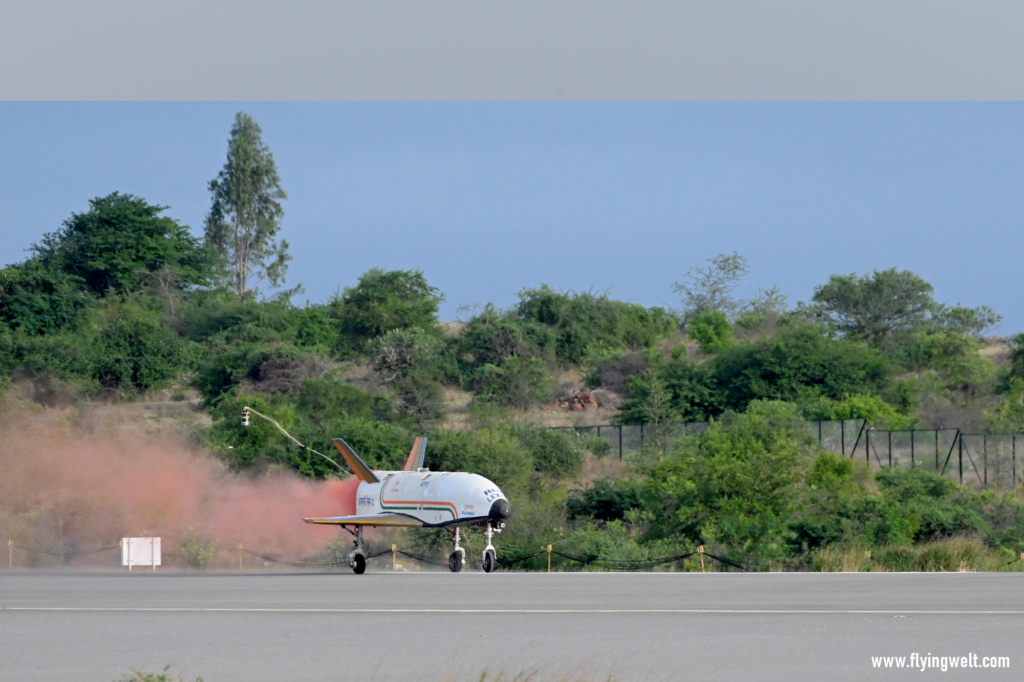 ISRO Pushpak Reusable Launch Vehicle (RLV) Landing EXperiment (LEX)