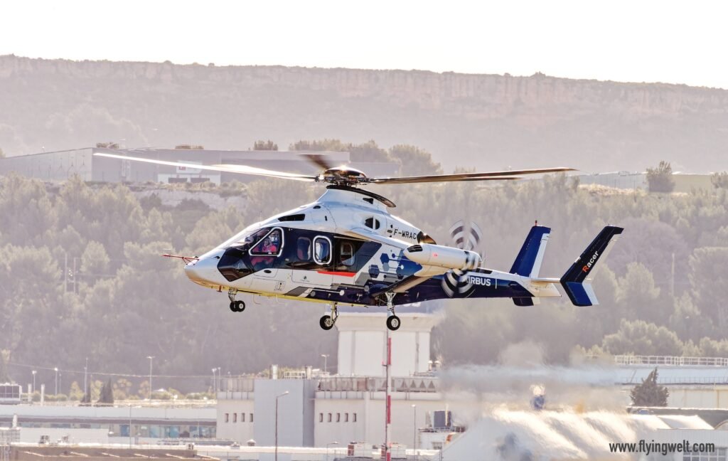 Airbus Racer helicopter flies at a speed of 420 km/h